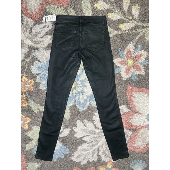 Rich & Skinny Jeans Womens 24 NEW Forest Leather Coated Skinny Pants MSRP $176 - Picture 2 of 9